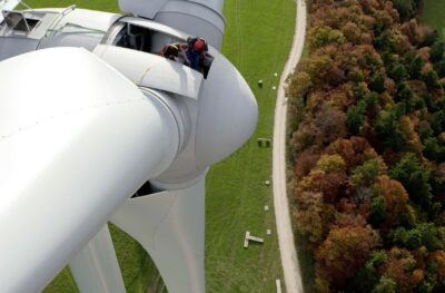 Chantier éolien du Peuchapatte (JU), le 08 octobre 2010