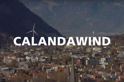Windenergieanlage Calandawind Nur Einen Steinwurf Von Chur Entfernt